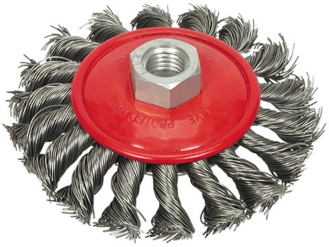 Polizare si polisare - BEVEL BRUSH - TWISTED WIRE