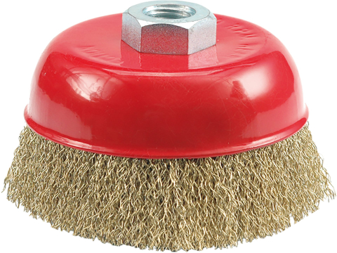 Polizare si polisare - CUP BRUSH - CRIMPED WIRE