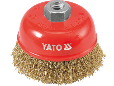 Polizare si polisare - CUP BRUSH, CRIMPED BRASS WIRE