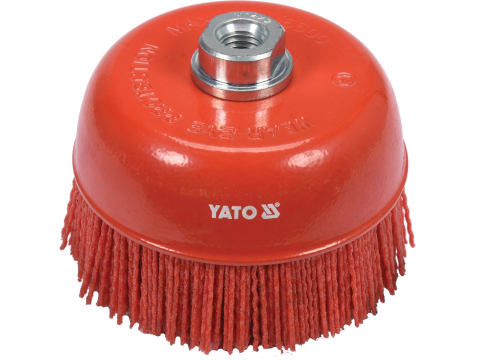 Scule electrice - CUP BRUSH 125MM M14 NYLON RED