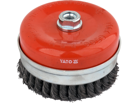 Polizare si polisare - CUP BRUSH 125MM M14 KNOTTED