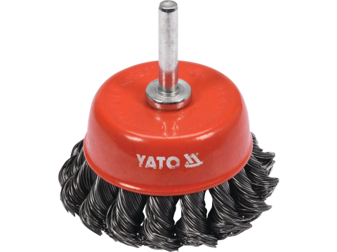 Polizare si polisare - CUP BRUSH 65MM FOR DRILL KNOTTED