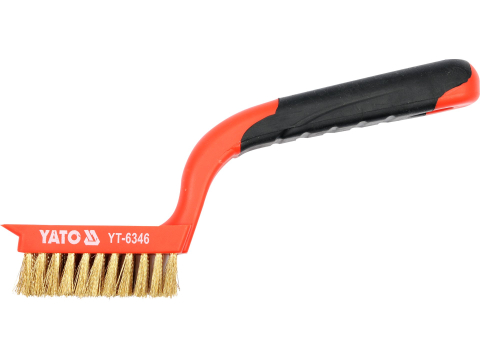Articole pentru vopsit si tapet - WIRE BRUSH WITH PLASTIC HANDLE