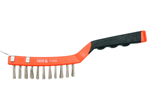 Articole pentru vopsit si tapet - WIRE BRUSH WITH PLASTIC HANDLE