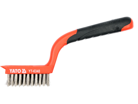 Articole pentru vopsit si tapet - WIRE BRUSH WITH PLASTIC HANDLE