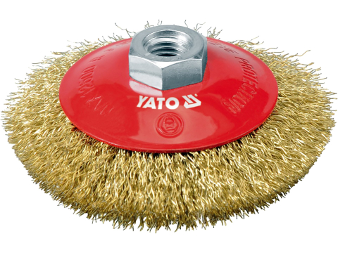 Polizare si polisare - CIRCULAR BRUSH, CRIMPED BRASS WIRE