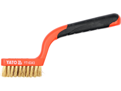 Articole pentru vopsit si tapet - WIRE BRUSH WITH PLASTIC HANDLE