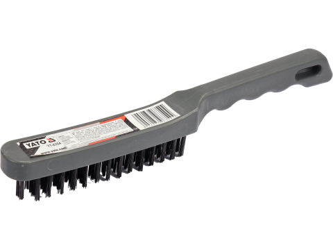 Articole pentru vopsit si tapet - STEEL WIRE BRUSH, PLASTIC 4 ROWS