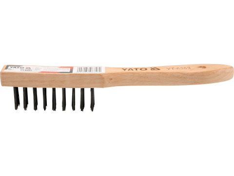 Articole pentru vopsit si tapet - STEEL WIRE BRUSH, WOODEN 5 ROWS