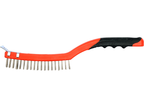 Articole pentru vopsit si tapet - WIRE BRUSH WITH PLASTIC HANDLE