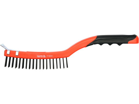 Articole pentru vopsit si tapet - WIRE BRUSH WITH PLASTIC HANDLE