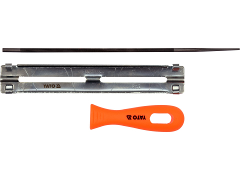 CHAIN SAW FILE WITH GUIDE 4.0MM [1]