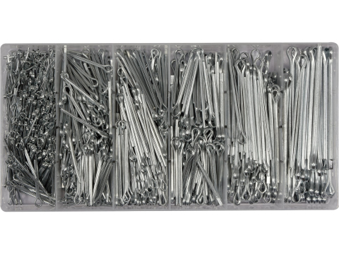 Piese standardizate pentru atelier - 1000 PCS SPLIT PINS ASSORTMENT