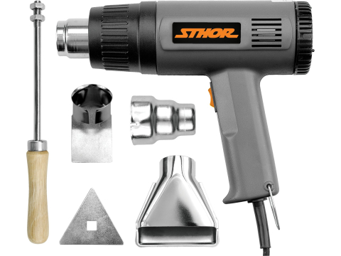 Pistol aer cald - HOT AIR GUN 1500W INCL ACCESSORIES