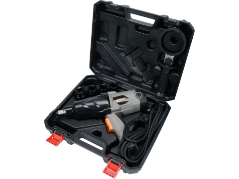 ELECTRIC IMPACT WRENCH 3/4" 1100W/ 800NM WITH SOCKETS 24, 30, 32, 36MM  AND CABLE 4M [3]