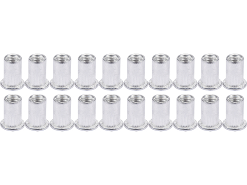 Nituire și sertizare - THREADED ALUMINUM RIVET NUTS M6, 20PCS