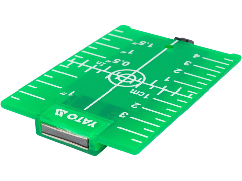 GREEN LASER TARGET CARD WITH MAGNET [3]