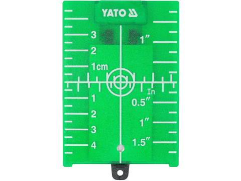 Instrumente de măsură și control - GREEN LASER TARGET CARD WITH MAGNET