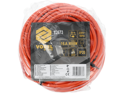EXTENSION CABLE 20M ORANGE [3]