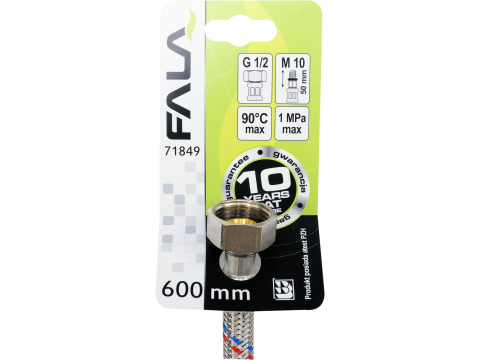 CONNECTION HOSE F/M 1/2" M10X1 600MM [1]