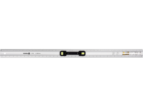 ALUMINIUM RULER 1000 MM WITH HOLDER AND 2 VIALS [1]