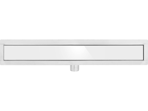 Casă și grădină - LINEAR DRAIN 'WHITE GLASS' 80 CM WET&DRY