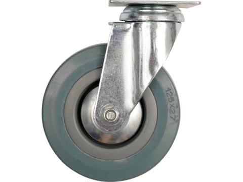 Transport si depozitare - SWIVEL CASTER WITH GREY RUBBER