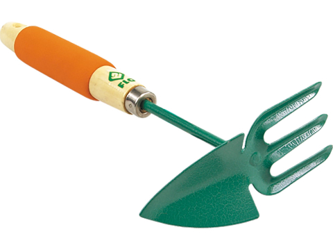 Scule de mână pentru grădinărit - 1 TINE FORK/HOE