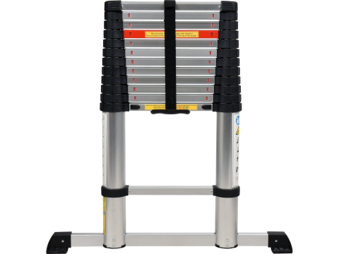 Scari si schele - ALUMINIUM TELESCOPIC LADDER 3,8M 13 STEPS