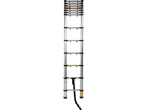 ALUMINIUM TELESCOPIC LADDER 3,8M 13STEPS [4]