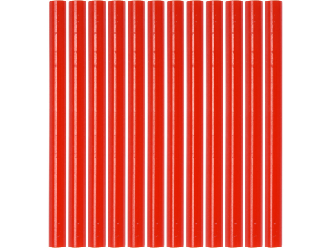 Pistol de lipit cu acumulator - 12 PCS SET GLUE STICKS 7,2X100MM RED