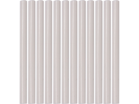 Pistol de lipit cu acumulator - 12 PCS SET GLUE STICKS 7,2X100MM WHITE