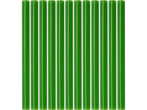 Pistol de lipit cu acumulator - 12 PCS SET GLUE STICKS 7,2X100MM GREEN