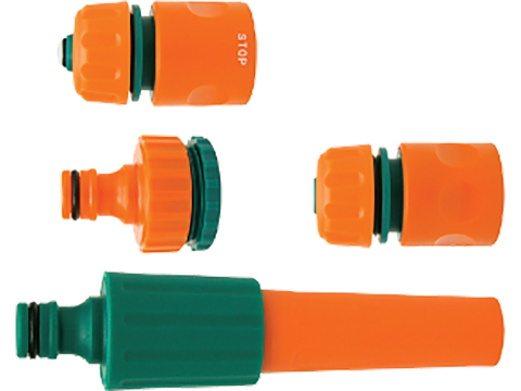 Articole pentru udat - ''4 PCS BASIC HOSE SET WITH TAP ADAPTOR 3/4-1''