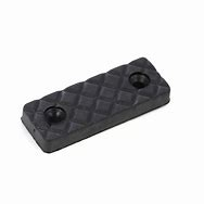 Picioare si Alunecatori mobila - Set 500 Alunecatori dreptunghiulari 55x18 mm - Negru
