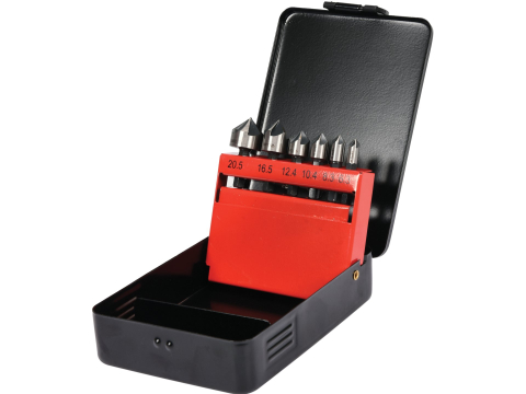 Accesorii si echipamente - 6PCS COUNTERSINK 6,30-20,50MM HEX