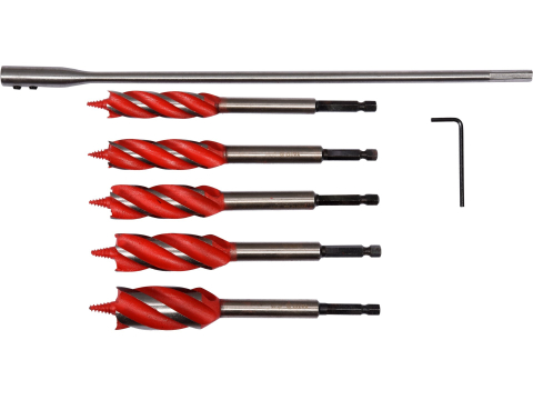 Accesorii si echipamente - 7PCS AUGER DRILL BIT SET