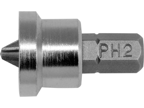 Scule electrice - SCREWDRIVER BITS WITH LIMITER 1/4X25 MM, PH2, 20 PCS