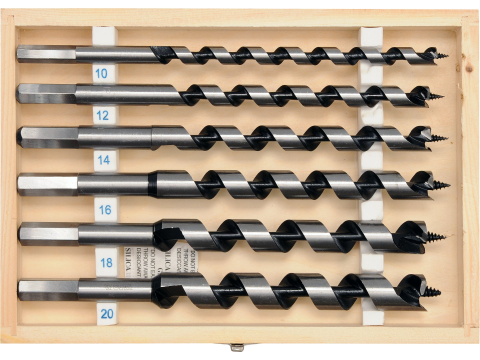 Accesorii si echipamente - AUGER WOOD DRILL BIT SET