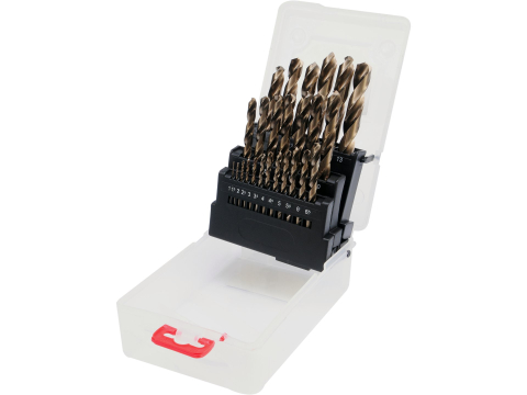 Accesorii si echipamente - CO-HSS TWIST DRILL BIT SET 25 PCS 1-13MM