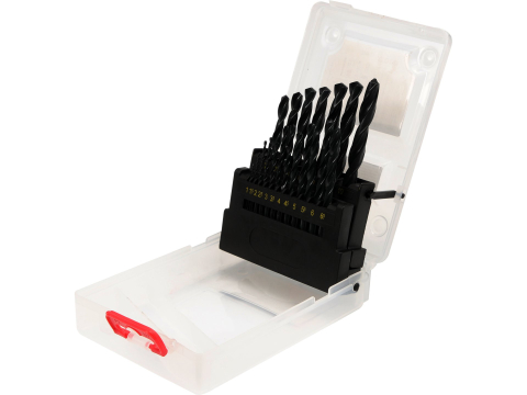 Accesorii si echipamente - TWIST DRILL SET HSS, 1-10 MM, 19 PCS