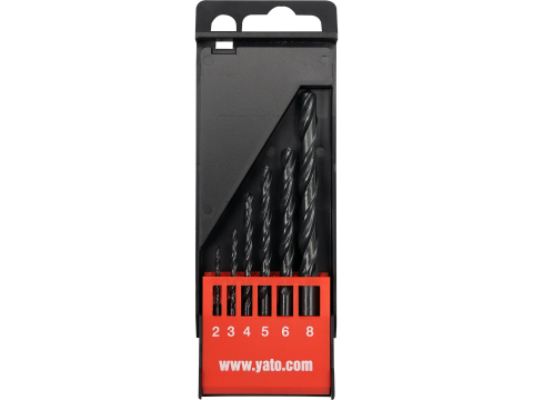 Accesorii si echipamente - TWIST DRILL SET HSS, 2-8 MM, 6 PCS