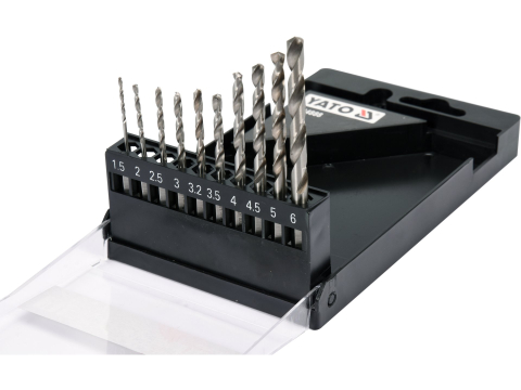 Găurire și alezare - 10PCS SET OF METAL DRILLS 1,5-6,0MM HEX