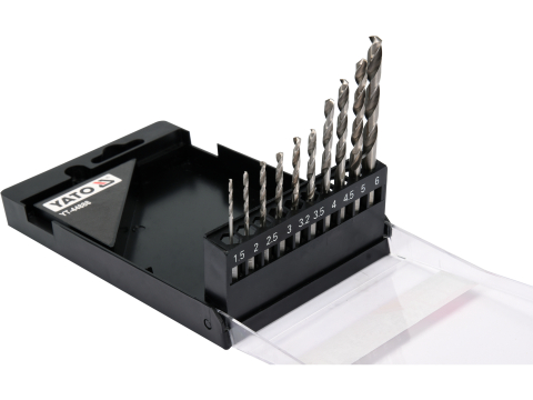 10PCS SET OF METAL DRILLS 1,5-6,0MM HEX [1]