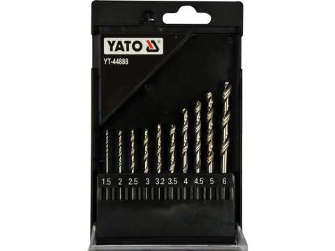 10PCS SET OF METAL DRILLS 1,5-6,0MM HEX [3]