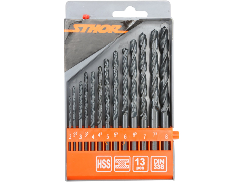 Găurire și alezare - TWIST DRILL SET HSS