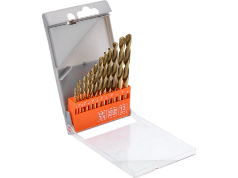 TITANIUM TWIST DRILL SET HSS [1]