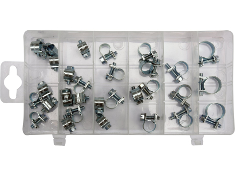 Piese standardizate pentru atelier - 30PCS HOSE CLAMP ASSORTMENT
