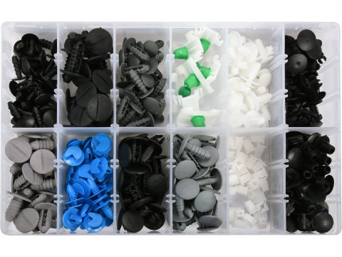 Piese standardizate pentru atelier - TRIM CLIPS ASSORTMENT FIAT 308 PCS