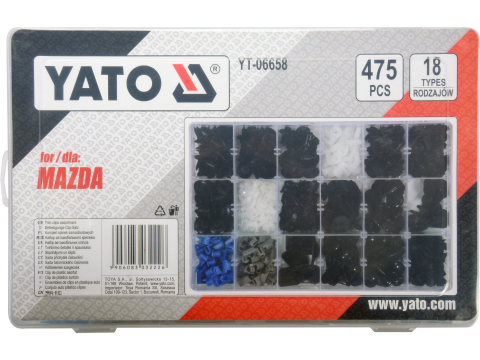 TRIM CLIPS ASSORTMENT MAZDA 475 PCS [1]